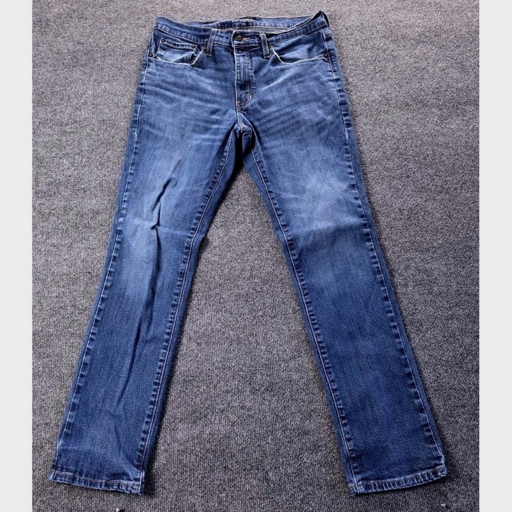 Sonoma Goods For Life Mens Straight Leg Jeans Medium Wash Blue 34x32